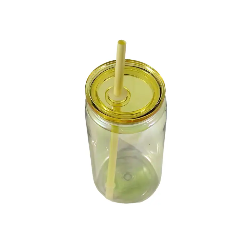 SIP 500ML Double Wall Plastic Tumbler with Lid and Straw Wholesale5