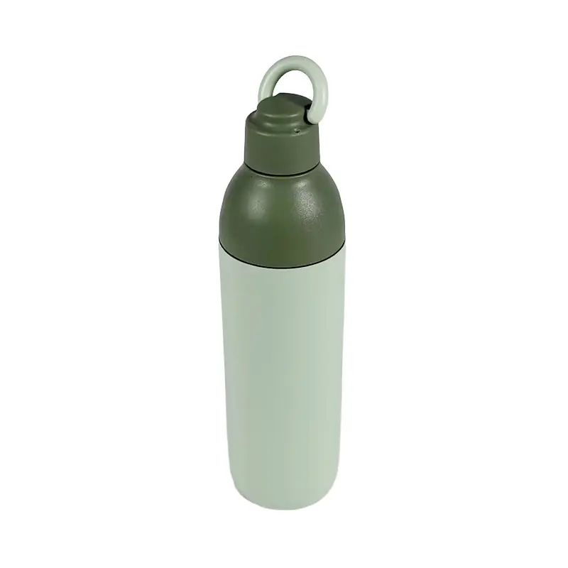 Two-Tone Green Stainless Steel Water Bottle Wholesale