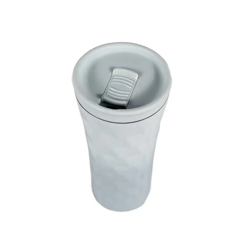 Gradient Gray Wavy Stainless Steel Tumbler Wholesale-2