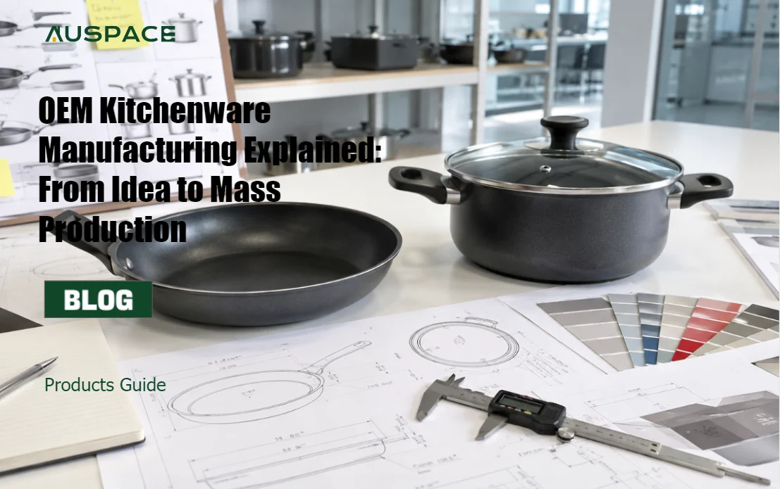 OEM Kitchenware Manufacturing process from cookware design to mass production