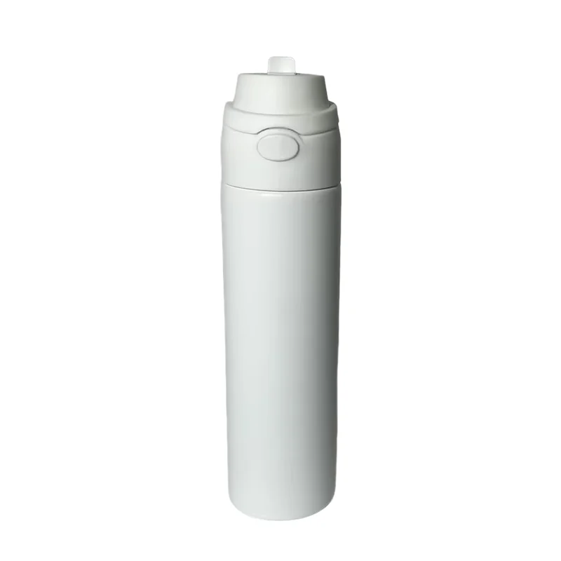 One Touch Flip Lid Composite Insulated Water Bottle Wholesale-1