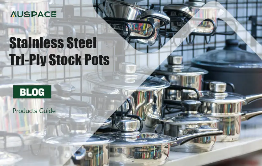 Stainless Steel Tri-Ply Stock Pots